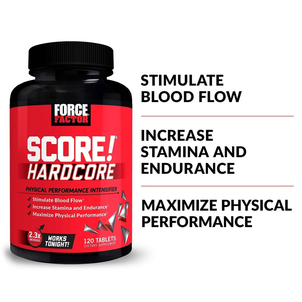 Force Factor Score! Hardcore Nitric Oxide Booster Supplement for Men with L-Citrulline - TrustMedUSA