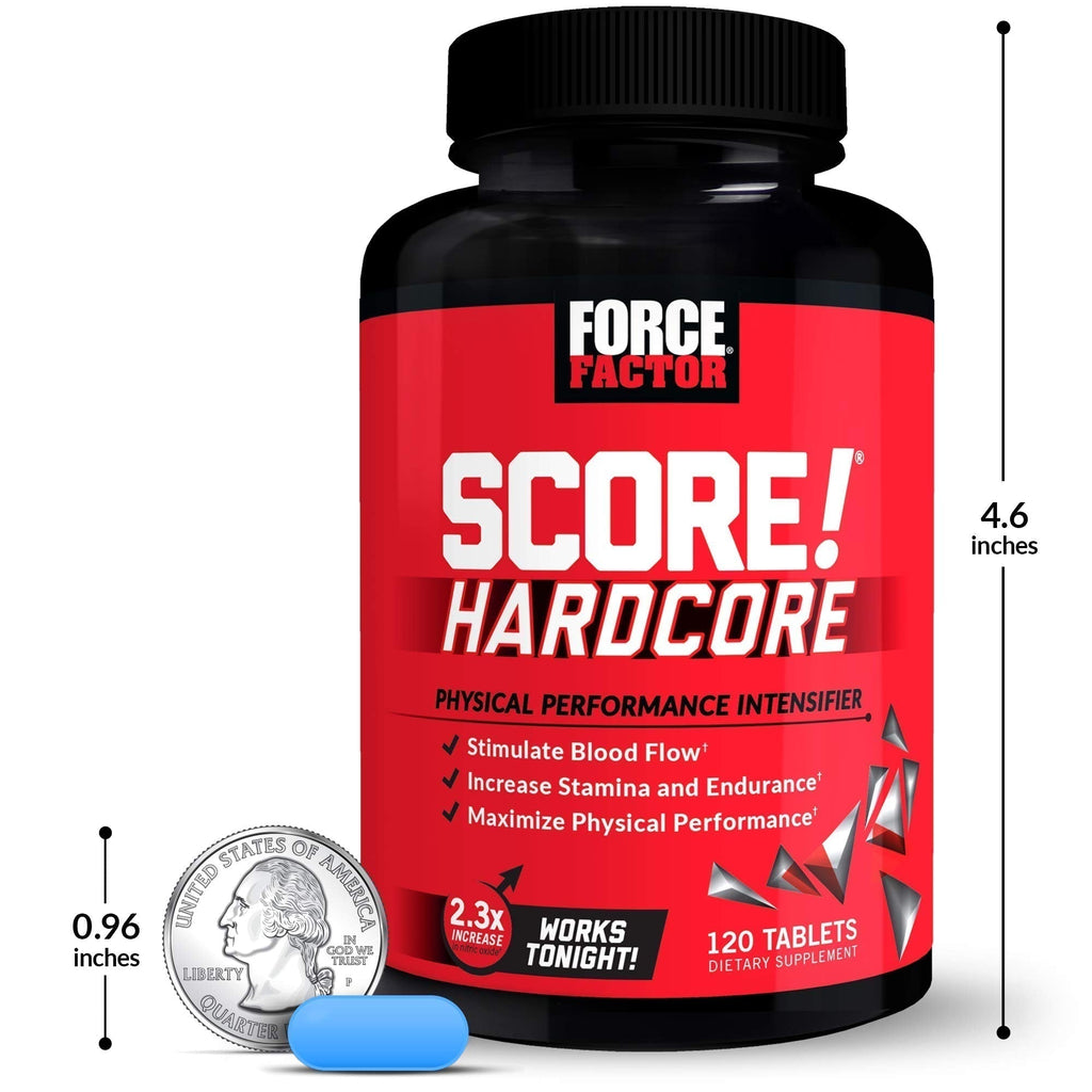 Force Factor Score! Hardcore Nitric Oxide Booster Supplement for Men with L-Citrulline - TrustMedUSA