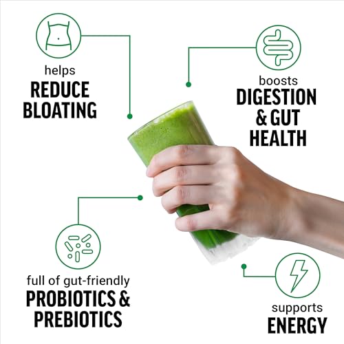 Force Factor Smarter Greens Daily Wellness Powder 2-Pack to Support Energy, Immunity & Digestion, Superfood Greens Powder with Vitamins, Minerals & Probiotics, Unflavored, 60 Servings - TrustMedUSA