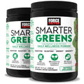Force Factor Smarter Greens Daily Wellness Powder 2-Pack to Support Energy, Immunity & Digestion, Superfood Greens Powder with Vitamins, Minerals & Probiotics, Unflavored, 60 Servings - TrustMedUSA