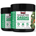 Force Factor Smarter Greens Superfoods Powder, 2-Pack, Supports Digestion and Bloating, Immunity, and Energy, Greens Powder with Probiotics, Digestive Enzymes, Antioxidants, and Fiber, 60 Servings - TrustMedUSA
