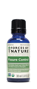 Forces of Nature Fissure Control, Organic Homeopathic Treatment with Witch Hazel for Anal Fissures, Hemorrhoid Related Irritation & Discomfort, Fast, Natural Topical Relief, 1 Fl Oz - TrustMedUSA