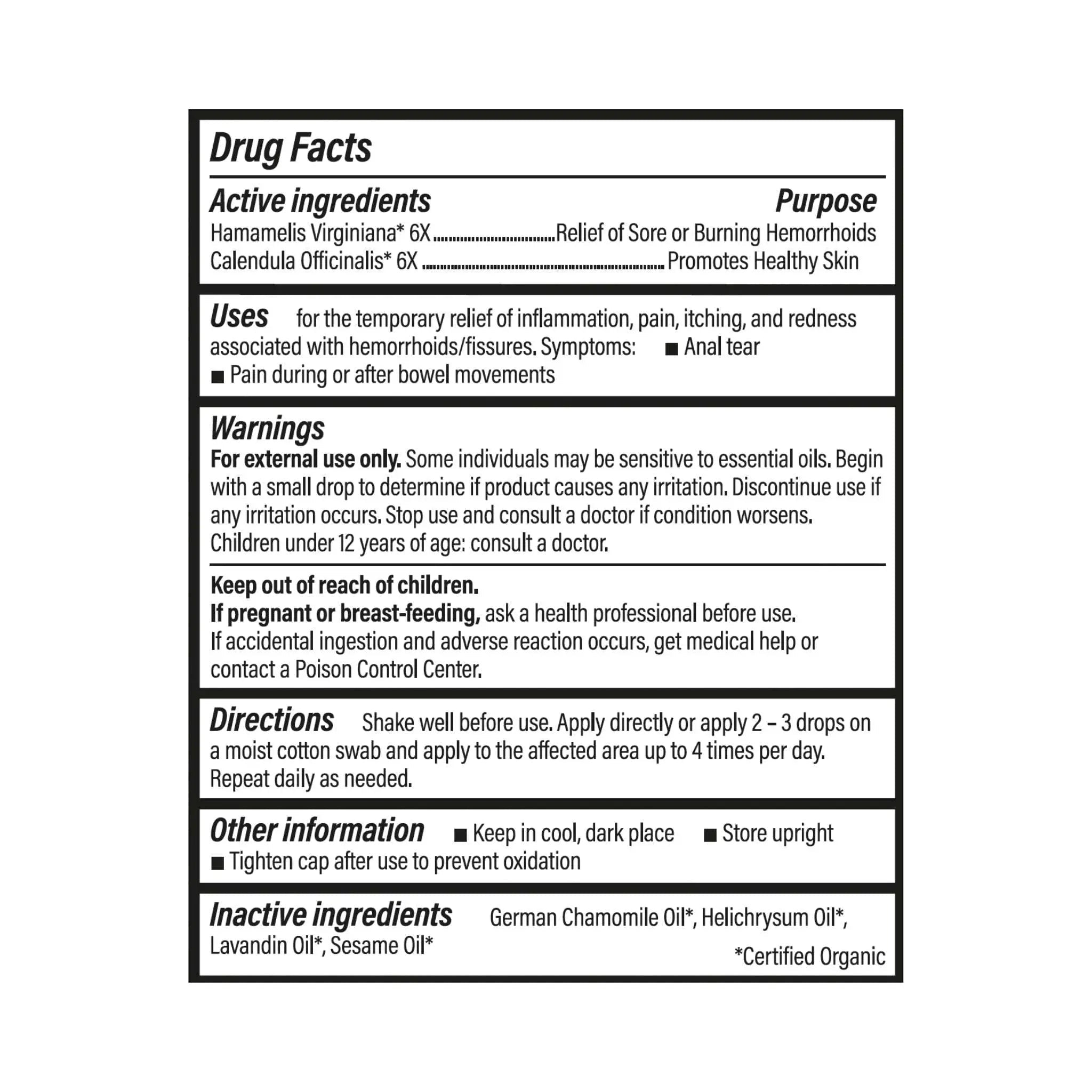 Forces of Nature Fissure Control, Organic Homeopathic Treatment with Witch Hazel for Anal Fissures, Hemorrhoid Related Irritation & Discomfort, Fast, Natural Topical Relief, 0.37 FL OZ - TrustMedUSA