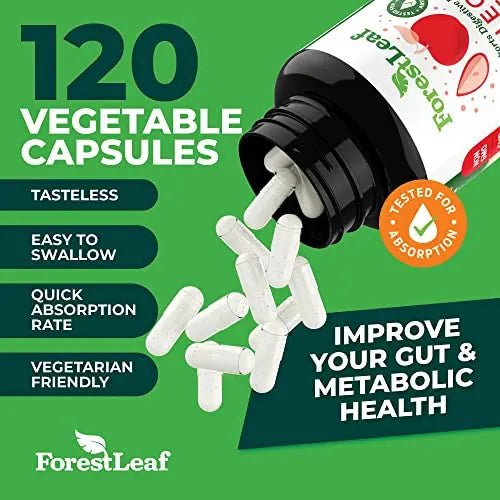 ForestLeaf - Apple Cider Vinegar Capsules with Cayenne Pepper Powder 1200mg - TrustMedUSA