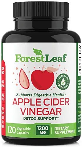 ForestLeaf - Apple Cider Vinegar Capsules with Cayenne Pepper Powder 1200mg - TrustMedUSA