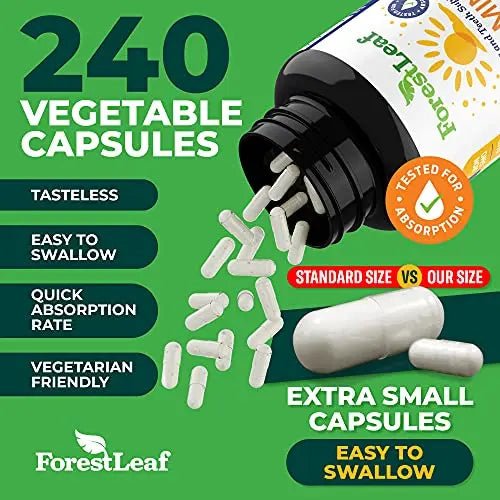 ForestLeaf - Vitamin D3 IU Weekly Supplement (50,000 IU - 240 Count) - TrustMedUSA