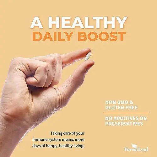 ForestLeaf - Vitamin D3 IU Weekly Supplement (Unflavored -10000-180 Count) - TrustMedUSA