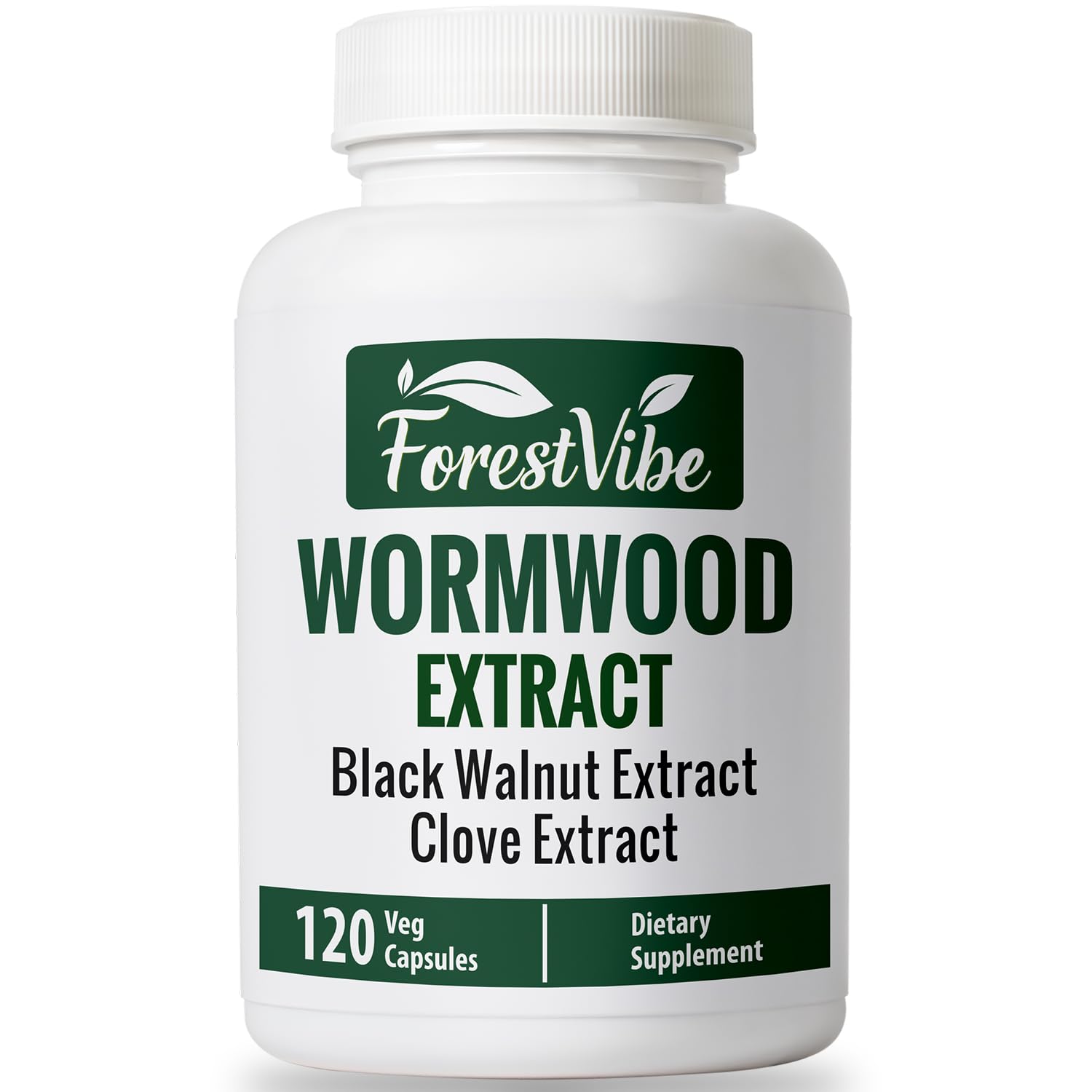 ForestVibe Wormwood Complex with Black Walnut & Clove, 3-in-1 Herbal Blend, Sweet Wormwood Extract Capsules, 120 Vegan Capsules, 2 Month Supply, Non-GMO & Gluten Free Supplement - TrustMedUSA