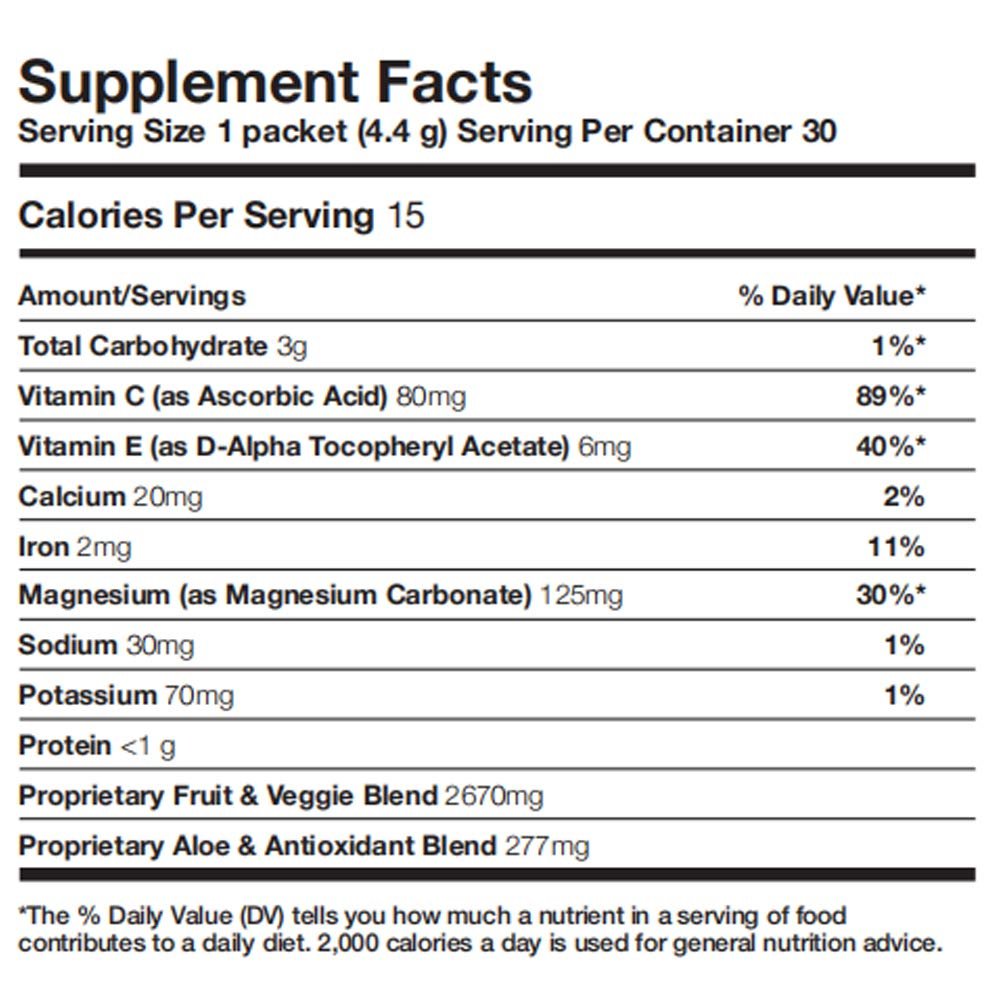 Forever Living - Forever Supergreens - Blend for Your Active Lifestyle - Supercharge Your Day w/Over 20 Powerful Greens and Superfoods. - 30 Packets - TrustMedUSA