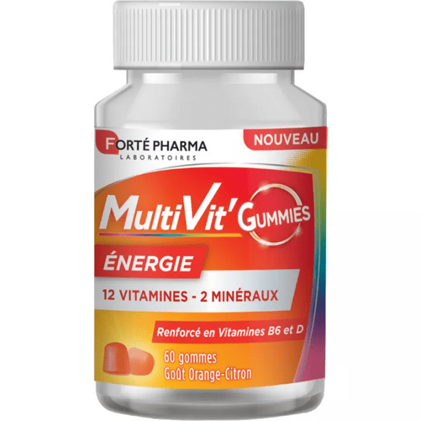 Forté Pharma Multivit'gummies Energy 60 units - TrustMedUSA