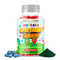 FourRoar Vital Prime Super Green Gummies for Kids 90 Count Strawberry & Watermelon Flavor | Fruit and Vegetable Gummies | Vegan Veggies Gummy Multivitamin for Kids - TrustMedUSA