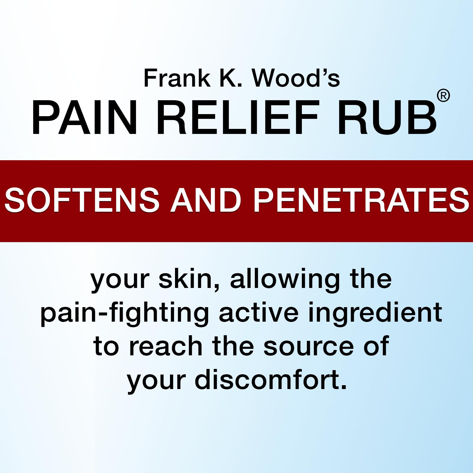 FRANK K. WOOD'S PAIN RELIEF RUB-2 oz (3 Jars) - TrustMedUSA