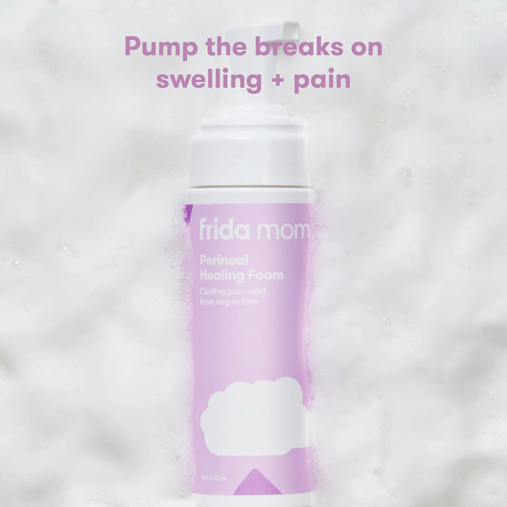 Frida Mom Witch Hazel Perineal Healing Foam for Postpartum Care, Cooling Pain Relief and Hemorrhoid Treatment, 5 Fl Oz - TrustMedUSA