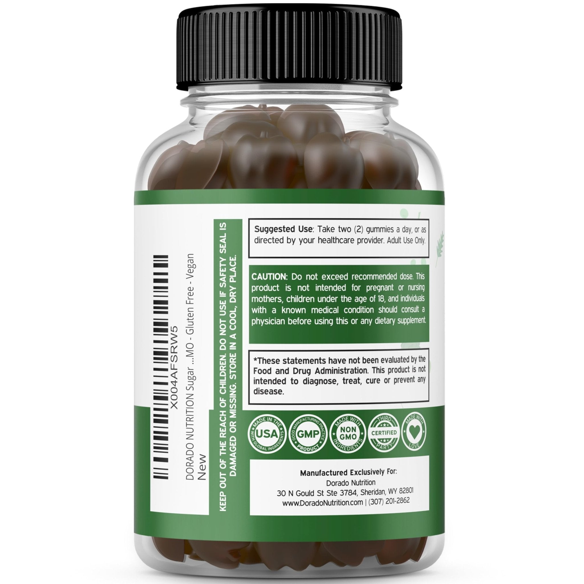 Fruit and Veggies Supplement (120 Gummies) - Premium Sugar-Free Superfood Super Green & Fruit Gummies for Adults - Immunity Support for Men & Women - Non GMO, Vegan Safe & Made in USA - TrustMedUSA