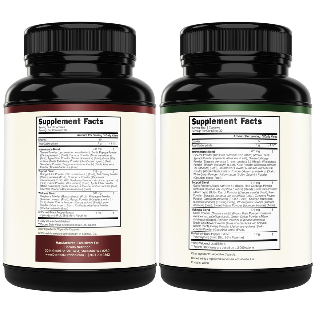 Fruit and Veggies Supplement (180 Capsules) Superfood Fruits and Vegetables Supplements for Adults - Premium Super Food for Energy and Immune Support - Veggies Capsules - Non-GMO & Vegan - USA Made - TrustMedUSA