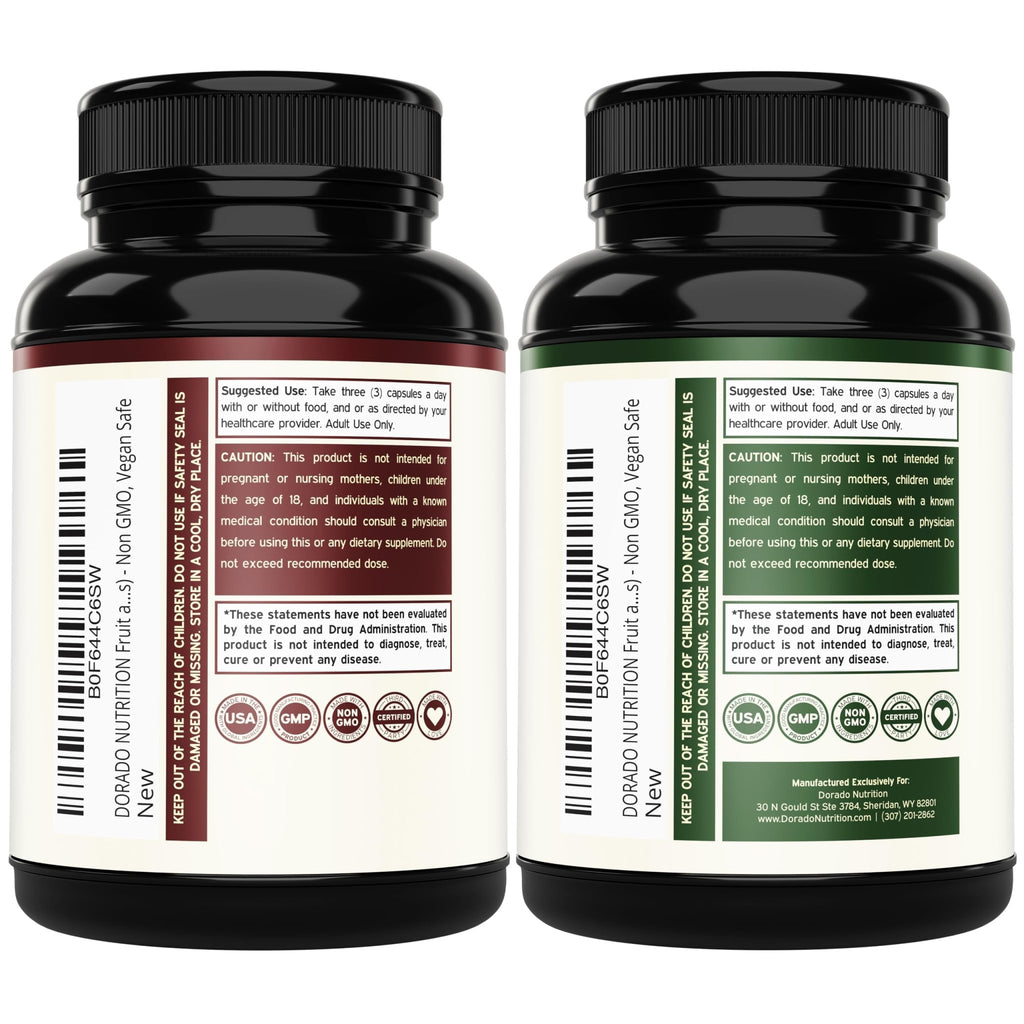 Fruit and Veggies Supplement (180 Capsules) Superfood Fruits and Vegetables Supplements for Adults - Premium Super Food for Energy and Immune Support - Veggies Capsules - Non-GMO & Vegan - USA Made - TrustMedUSA
