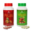 Fruit and Veggies Supplement Ingredients Natural – 2 Bottles 180 Total Vegetarian Capsules | Balance of Natural 16+18 Whole Fruits & Veggies Blend | Fresh Superfood Formula with Vitamins and Minerals - TrustMedUSA