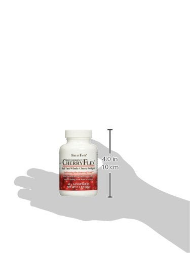 FruitFast CherryFlex 100% Red Tart Organic Cherry Concentrate Supplement - Chewable Softgel - 60 Count - Non-GMO and Gluten Free - Promotes Healthy Joint Function* - TrustMedUSA