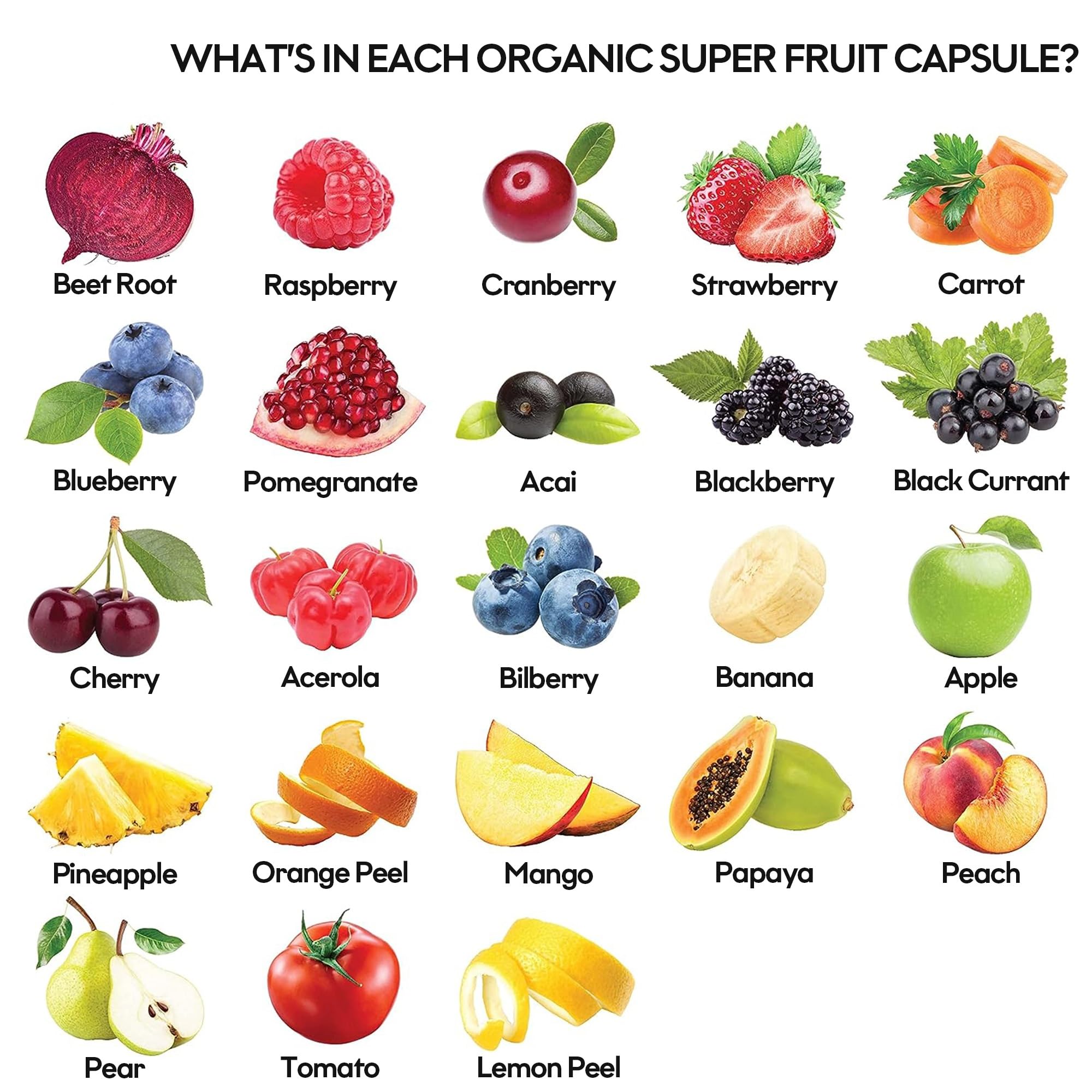 Fruits and Veggies Supplement (60 Day Supply) Powerfull Blend of 39 Whole Fruits and Veggies, Fills Nutritional Gaps, Get Energy, Well-being. USA Made Non-GMO/Vegan/Gluten Free. Packaging May Vary - TrustMedUSA