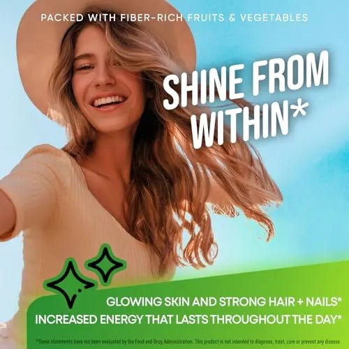 Fruits and Veggies Supplement - High Fiber Supplement for Immunity, Gut & Energy - TrustMedUSA