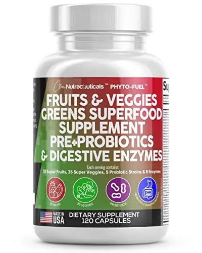 Fruits and Veggies Supplement Reds & Green Superfood - A Natural Balan - TrustMedUSA