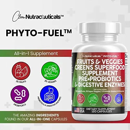 Fruits and Veggies Supplement Reds & Green Superfood - A Natural Balan - TrustMedUSA