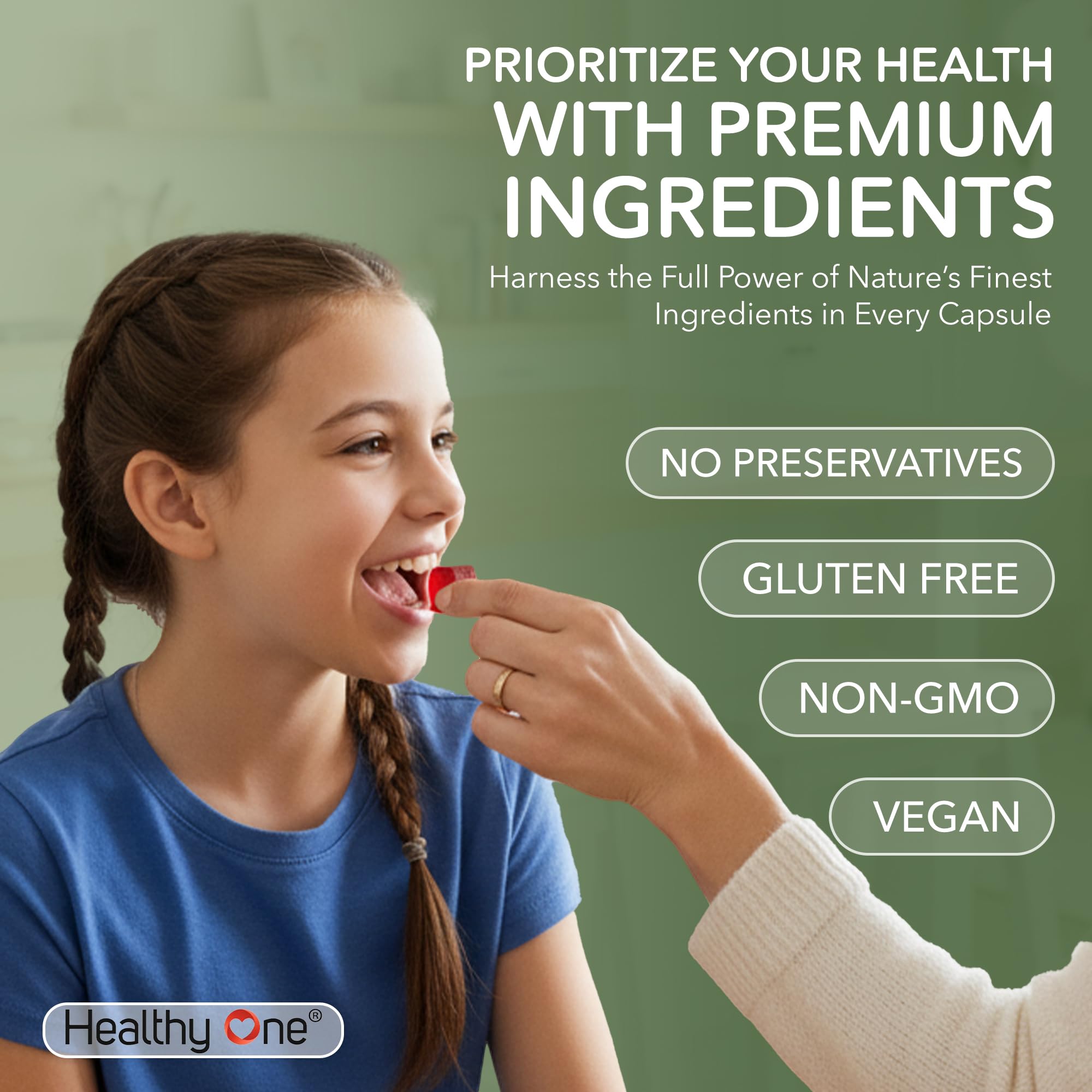 Fruits & Veggies Sugar-Free Gummies - 27 Whole Foods - Equals 3 Servings of Fruits & Vegetables - Improve Energy, Focus & Immune Function - Fiber - Antioxidants - Organic Ingredients - 14 Packets - TrustMedUSA