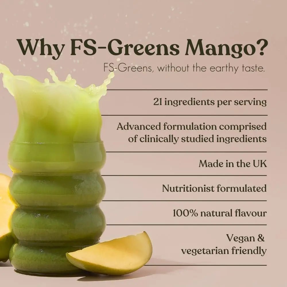 FS-Greens | 21 Advanced Greens, Superfoods, and Adaptogens Including KSM-66 - TrustMedUSA