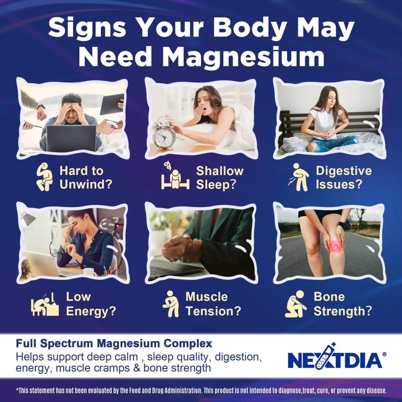 Full Spectrum Magnesium Glycinate Complex 21 in 1 Gummies for Deep Calm Sleep, 12 Forms Magnesium Citrate Malate Taurate Orotate for Women Men + Probiotics w/Ashwagandha, L-Theanine, GABA, 120Cts - TrustMedUSA