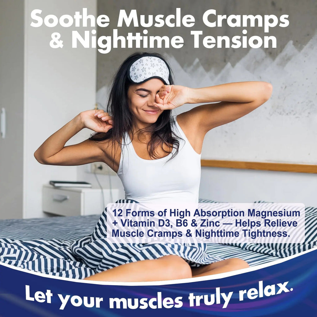 Full Spectrum Magnesium Glycinate Complex 21 in 1 Gummies for Deep Calm Sleep, 12 Forms Magnesium Citrate Malate Taurate Orotate for Women Men + Probiotics w/Ashwagandha, L-Theanine, GABA, 120Cts - TrustMedUSA