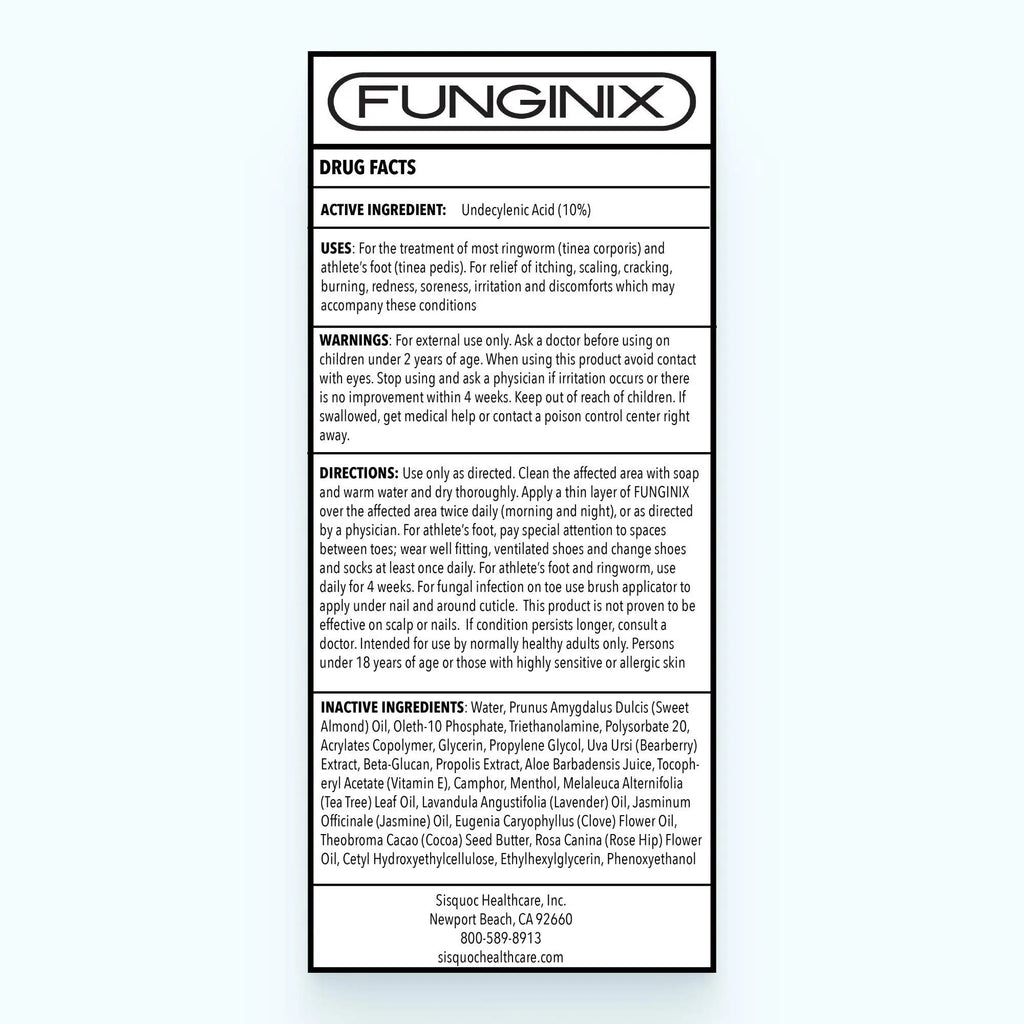 FUNGINIX Healthy Nail Formula - Finger And Toe Fungus Treatment, Made In USA, Foot - TrustMedUSA