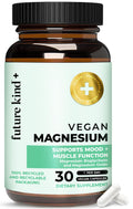 Future Kind Magnesium Glycinate, Supports Muscle and Nerve Function, High Absorption Chelated Magnesium Supplement, Nightly Calm, Energy & Metabolism, Highly Bioavailable & Potent - 30 Vegan Capsules - TrustMedUSA