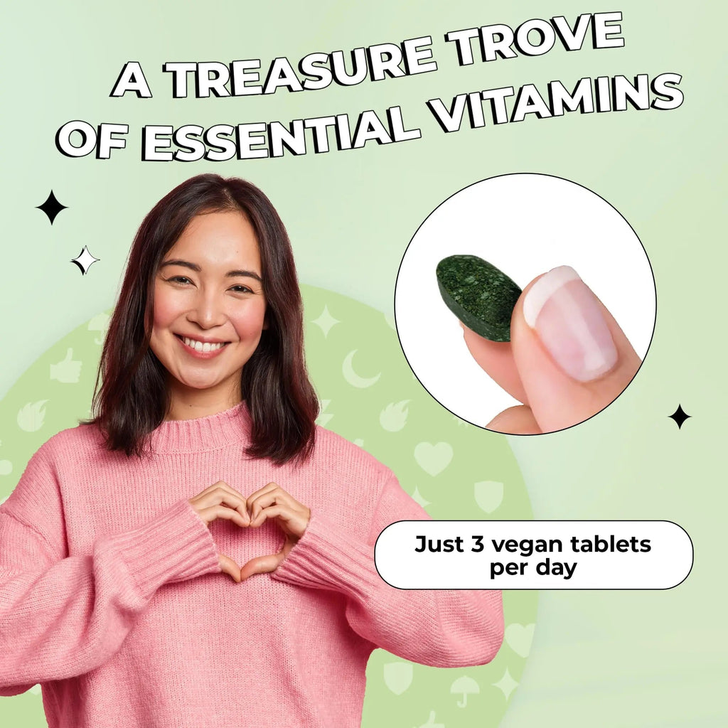 Future Kind Vegan Multivitamins Complete - 42-in-1 Vegan Multivitamins for Women & Men with Enzymes, B12, Zinc, & Probiotics for Digestion - TrustMedUSA