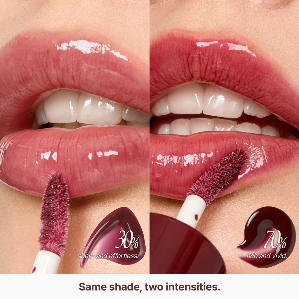 fwee 3D Voluming Gloss 70% (Rich) | Lychee 70% | High Shine, Non-Sticky Lip Gloss for Makeup | Long-Lasting, Moisturizing Gel Formula | 30%, 70% Pigment Options | 5.3g - TrustMedUSA