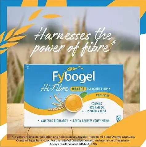 Fybogel Orange - 30 Sachets x 2 Packs - TrustMedUSA
