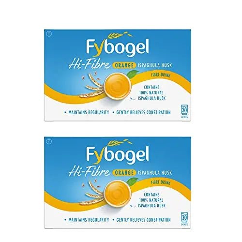 Fybogel Orange - 30 Sachets x 2 Packs - TrustMedUSA
