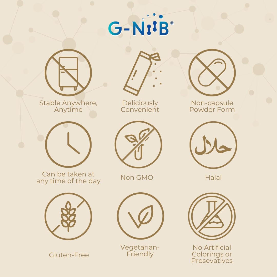 G-NiiB Immunity Elite (SIM01 Synbiotic Formula) - Potent Live probiotics and Added prebiotics to Support Immunity, Regularity, Sleep, Mood, and Skin - 5X More Effective in Reaching the Gut Alive - TrustMedUSA