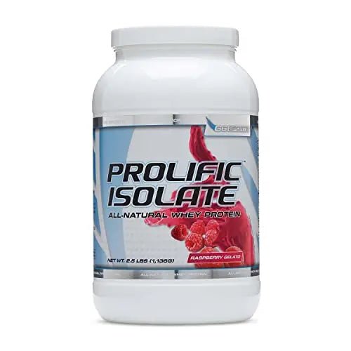 G6 Sports Nutrition Prolific Isolate All Natural Whey Protein Isolate (Gluten Free, Lactose - TrustMedUSA