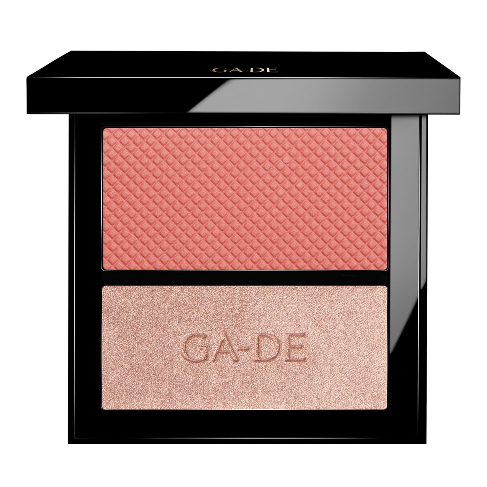 GA-DE Velveteen Blush and Shimmer Duet, 50 - Formulated with Micronized Pearls and Pigments for Sculpting Face and Décolleté - Paraben-Free - 0.26 oz - TrustMedUSA