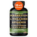 Gade Nutrition Magnesium Glycinate & Magneisum Supplements with Apigenin, L Theanine 200 mg, 5 HTP, GABA Calm Brain Booster Supplement Sleep Aid Ashwagandha L Tryptophan Chamomile - TrustMedUSA