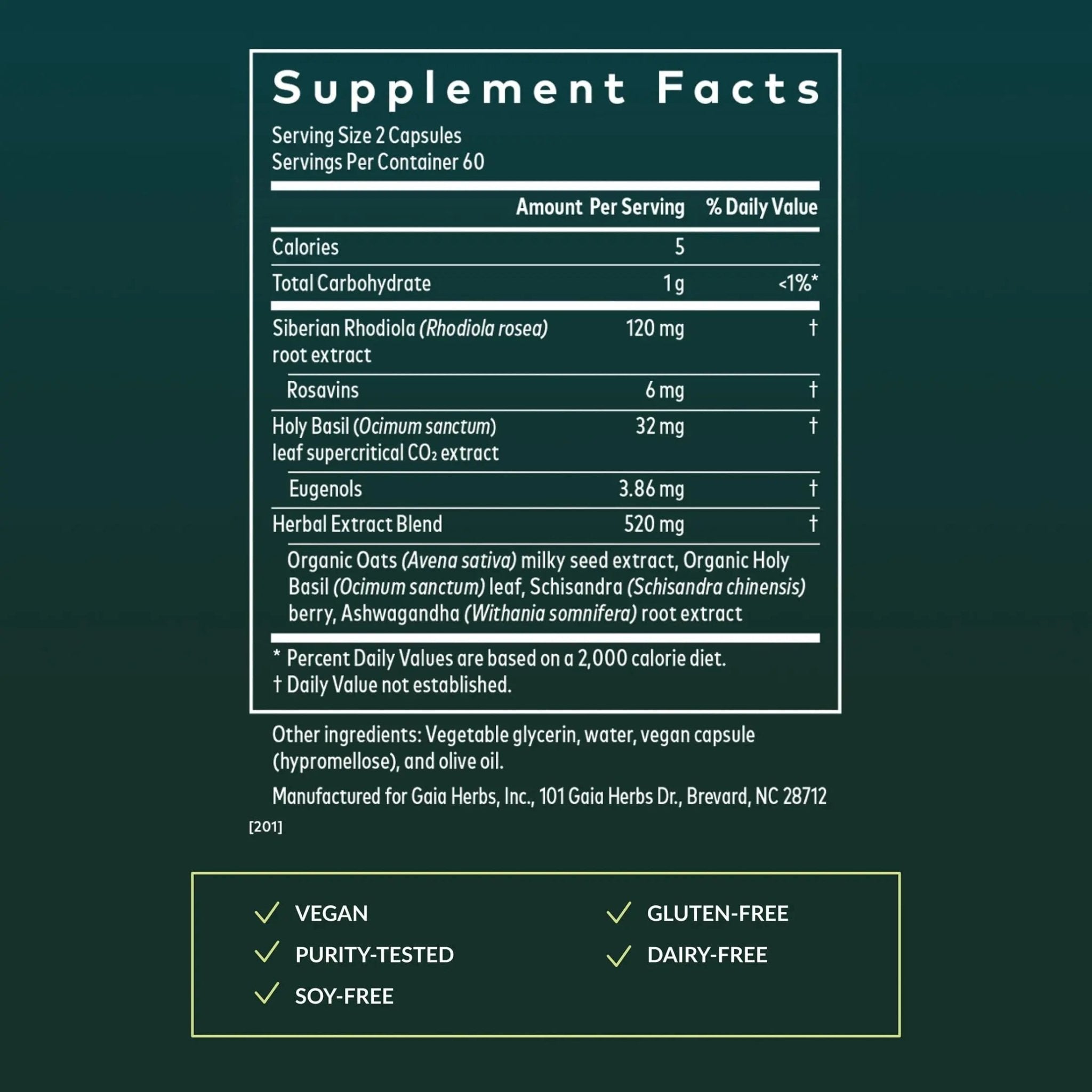 Gaia Herbs Adrenal Health Daily Support, Help Maintain Healthy Energy & Stress Levels*,120 Liquid Phyto-Caps Adrenal Health Nightly Restore, 120 Liquid Phyto-Caps - Bundle - TrustMedUSA