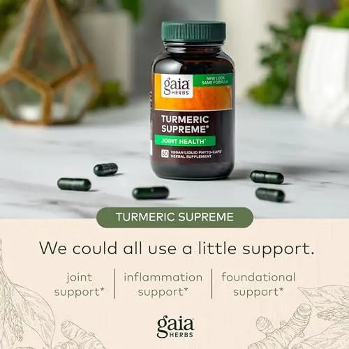 Gaia Herbs Turmeric Supreme Joint Health - Joint Support Supplement - TrustMedUSA