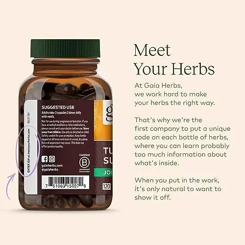 Gaia Herbs Turmeric Supreme Joint Health - Joint Support Supplement - TrustMedUSA
