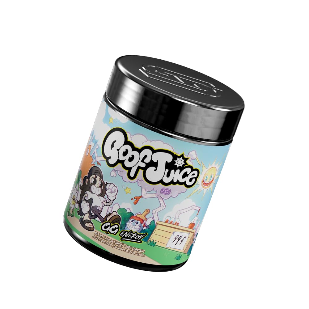 Gamer Supps GG Energy - Goof Juice by MoistCr1TiKaL (100 Servings) - Keto Friendly Gaming Energy and Nootropic Blend, Sugar Free + Organic Caffeine + Vitamins + Immune Support, Powder Drink - TrustMedUSA