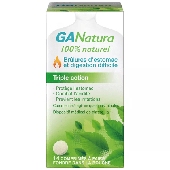 GANatura Heartburn and Difficult Digestion Tablets - TrustMedUSA