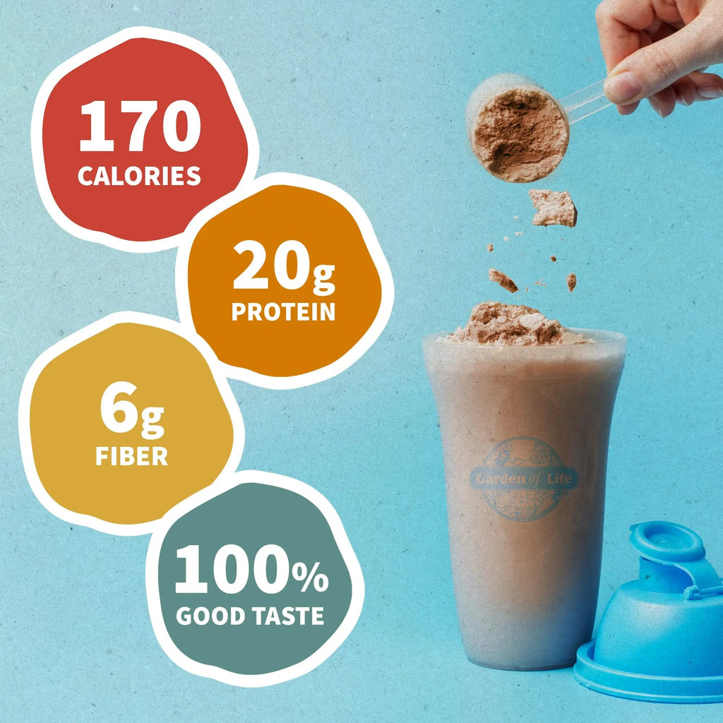 Garden of Life Creamy Organic Vegan Protein Powder + OatMilk, 20g Complete Plant - TrustMedUSA