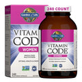 Garden of Life Multivitamin for Women, Vitamin Code Women's Multi - Whole Food Womens Multi Vitamins, Iron, Folate not Folic Acid, Vitamin A and Probiotics - TrustMedUSA
