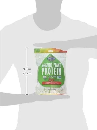 Garden of Life Organic Plant Protein Smooth Coffee Powder, 10 Servings - Vegan - TrustMedUSA