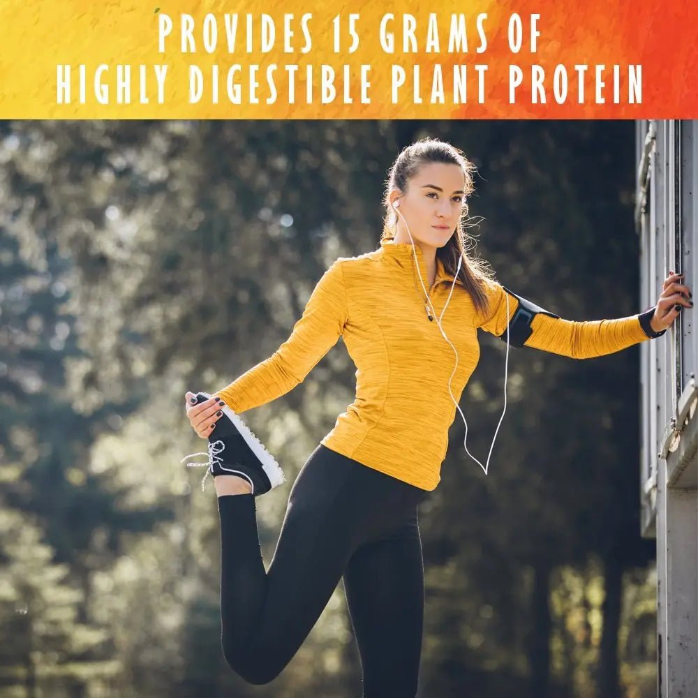 Garden of Life Organic Plant Protein Smooth Energy Powder, 10 Servings - Vegan, Grain - TrustMedUSA