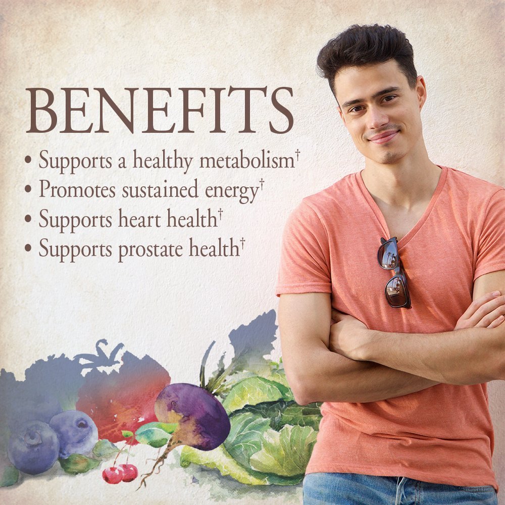 Garden of Life Organics Whole Food Multivitamin for Men, 120 Tablets, Vegan Mens Vitamins and Minerals for Health and Well-Being, Certified Organic Vegan Multi - TrustMedUSA